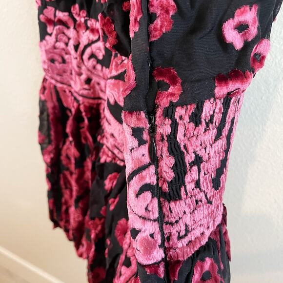 NWT Ramy Brook Women's Naima Mini Dress Velvet Burnout Sleeveless Party Medium - Picture 9 of 13
